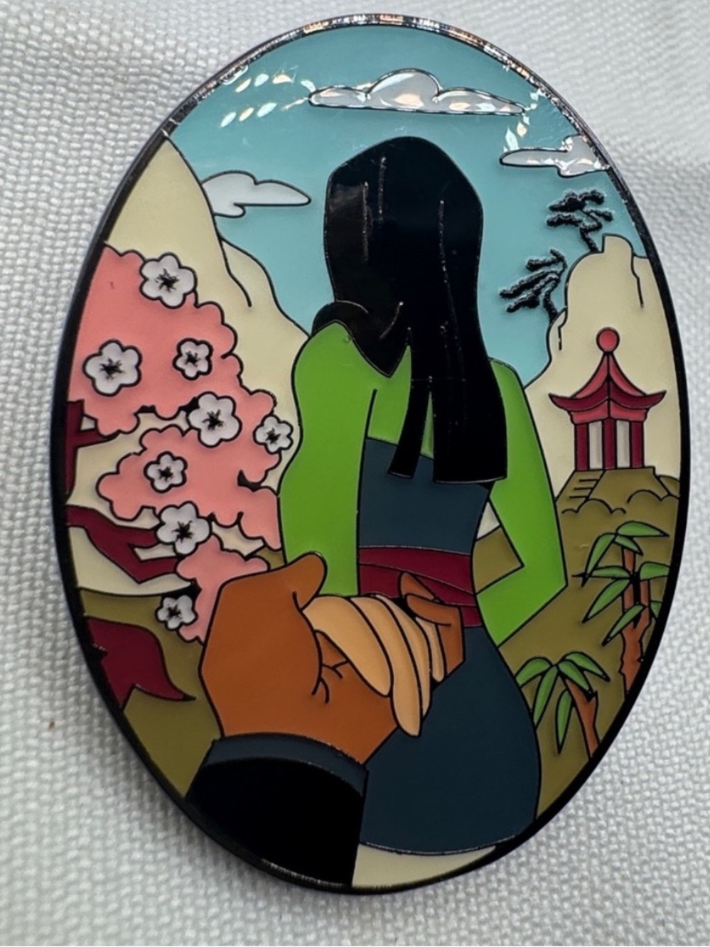 Disney Mulan "Disney Princess Holding Hands" Blind Box Enamel Pin